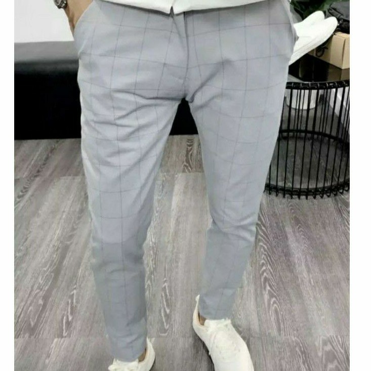 [Quần tây âu caro nam, kèm ảnh thật] Quần tây nam Hàn Quốc dáng ôm cao cấp, vải co giản dễ chịu. | BigBuy360 - bigbuy360.vn
