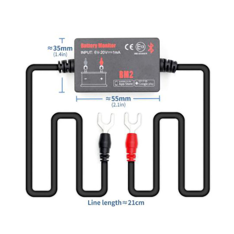 Máy kiểm tra pin M2 hỗ trợ ứng dụng Bluetooth 4.0 6-20V