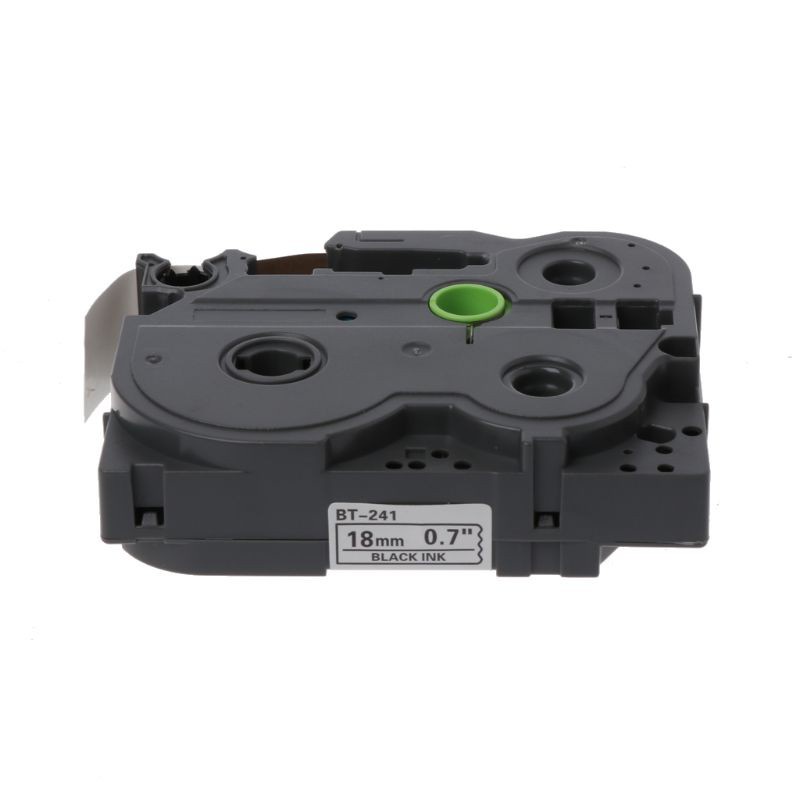 Cuộn băng nhãn dán màu trắng đen Tze-241 Tz-241 18mm chất lượng cao cho máy in Brother