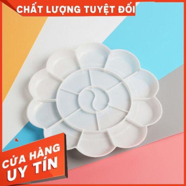 Khay pha màu hoa đào 18cm