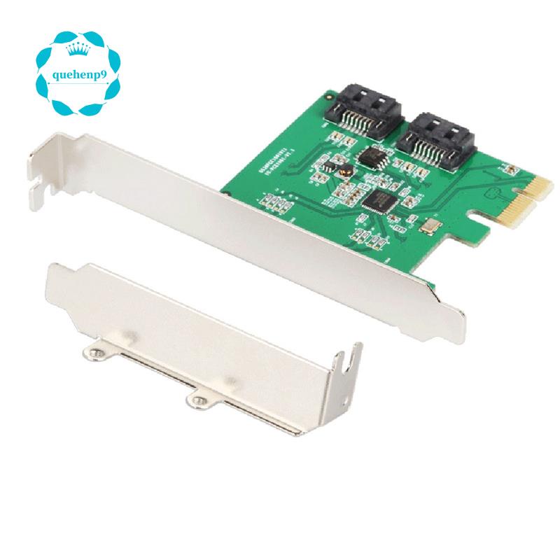 Card Mở Rộng Ổ Cứng 2 Cổng SATA III PCI-E 2.0 X1 RAID SSD SATA3.0 RAID0 RAID1 Kèm Giá Đỡ
