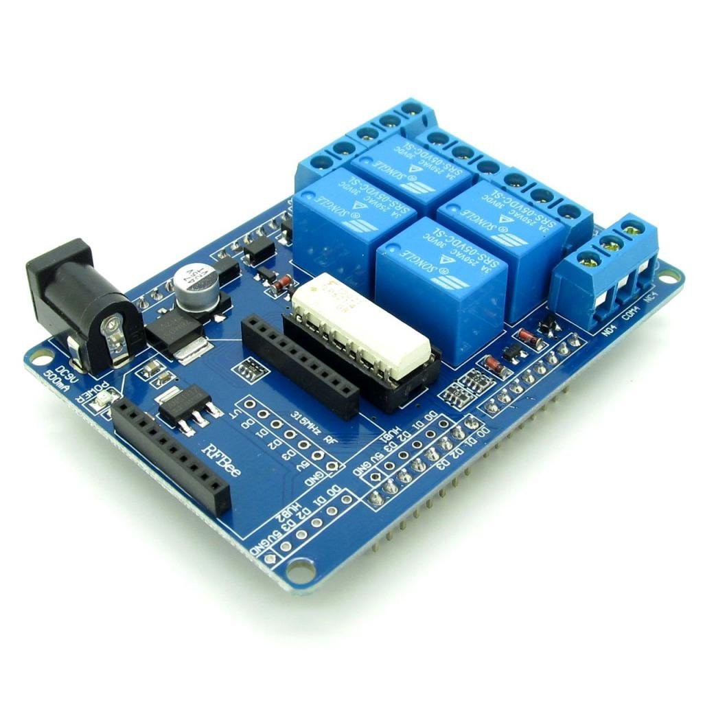 Shield Arduino 4 kênh relay V1.3