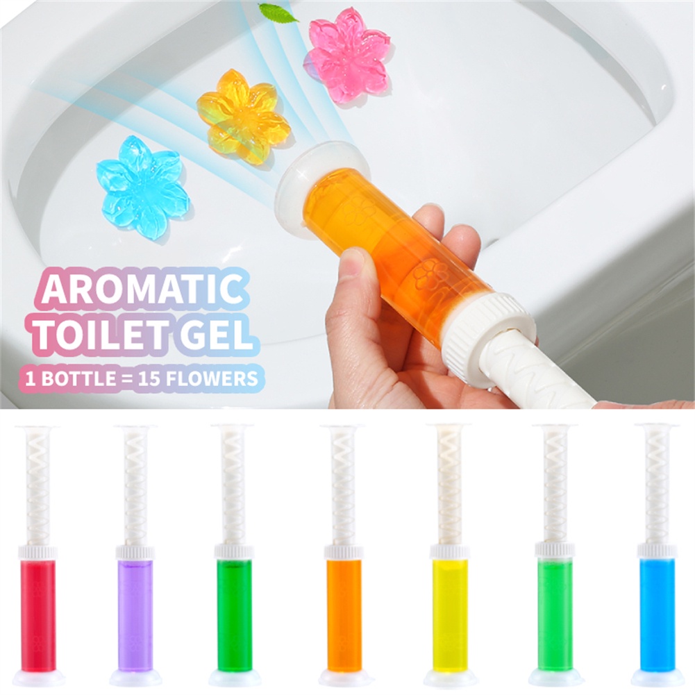 15 hoa Thuốc Đuổi Muỗi Thơm Gel Nhà Vệ Sinh sạch Gel với bọt phong phú khử trùng làm sạch Gel