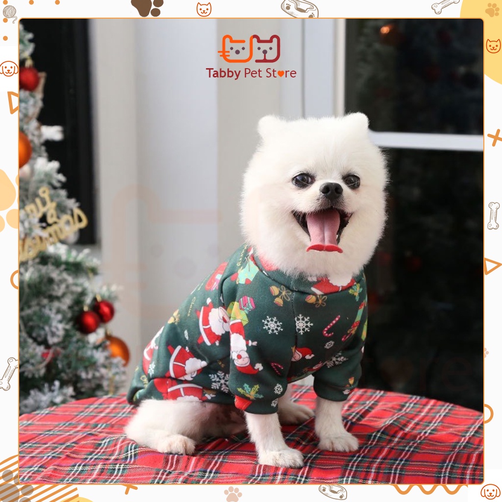 Quần áo cho chó mèo thú cưng chất liệu nỉ co giãn thời trang đáng yêu Tabby Pet Store