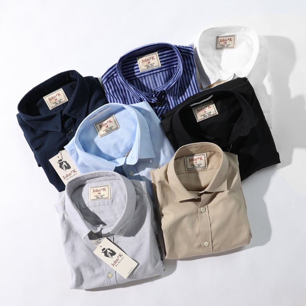 Áo Sơmi Tay Dài Thời Trang Hàn Quốc Cho Nam | BigBuy360 - bigbuy360.vn