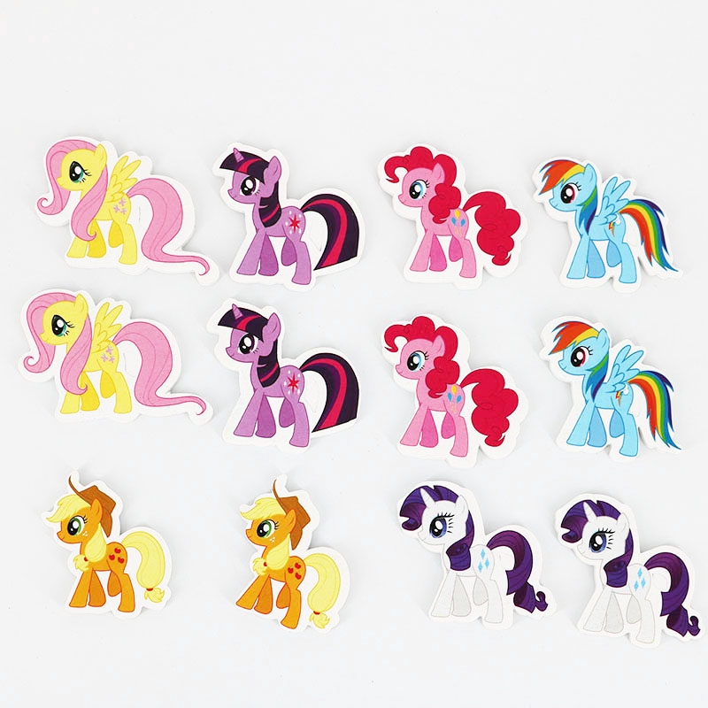 Bộ 12 Giấy Gói Bánh Cupcake Hình Ngựa Pony