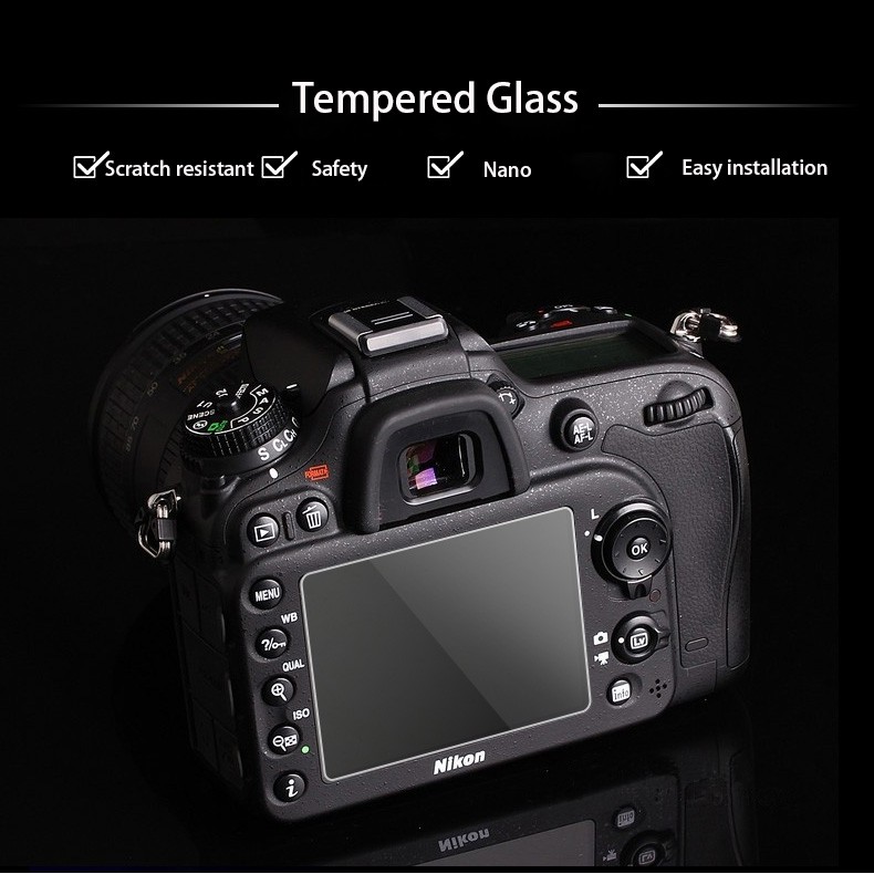 Kính Cường Lực Bảo Vệ Màn Hình Máy Ảnh canon EOS RP M3 M5 M6 M100 M50 M100 m200 100D 200D G1x g7x III 2 generation 3
