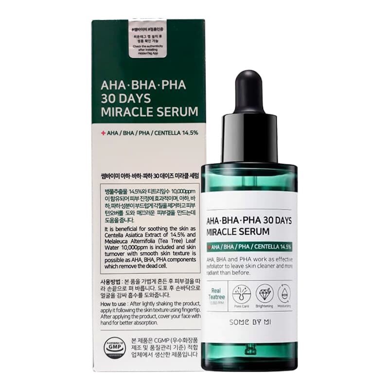 [Chính Hãng] Serum Cho Da Mụn Some By Mi AHA-BHA-PHA 30Days Miracle Fullsize 50ml