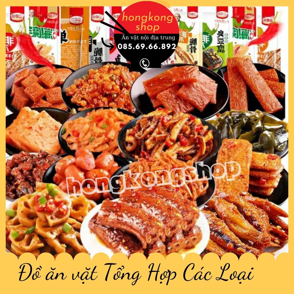ĐỒ ĂN VẶT NỘI ĐỊA tổng hợp các món cay cay, siêu ngon tự chọn