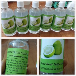 Tinh dầu bưởi xịt tóc tự nhiên 1 chai 100ml kích thích mọc tóc
