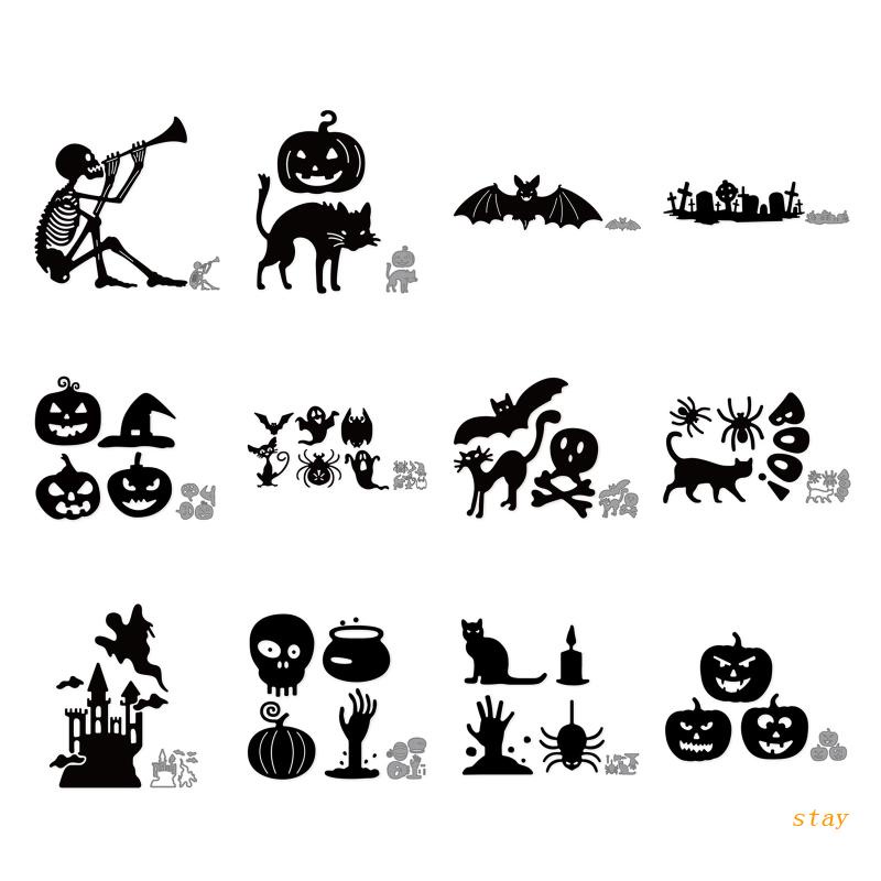 Khuôn Cắt Giấy Kim Loại Chủ Đề Halloween
