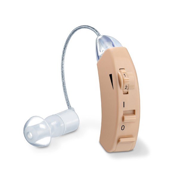 Máy trợ thính có lọc tiếng ồn, đeo sau tai, 4 mức điều chỉnh, siêu nhỏ gọn (Beurer/Đức), HA50, [Chính hãng]