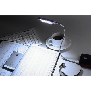 Đèn LED 28 bóng siêu sáng cổng USB (Màu ngẫu nhiên) đèn led để bàn xoay 360 cao cấp - Đồ chơi giá sỉ