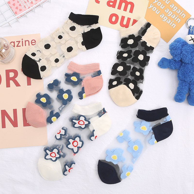 WAFNHA D152 Vớ Mỏng Trong Suốt Thoáng Khí Cho Nữ