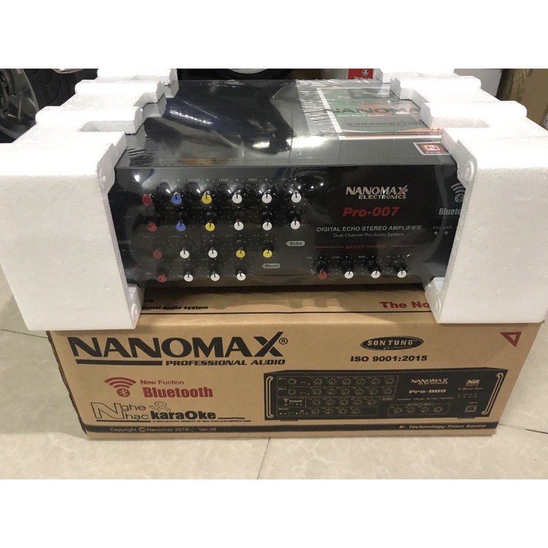 Amply Bluetooth Nanomax pro 001, pro 007- Amply 8 sò lớn Toshiba