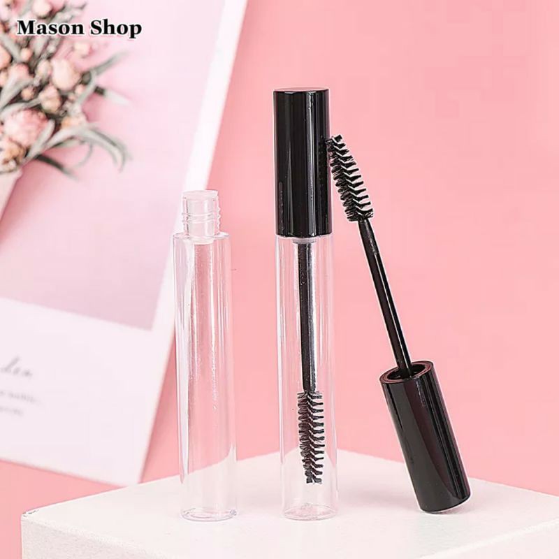 LỌ CHUỐT MI RỖNG bằng nhựa 5ml 8ml 10ml  VỎ CHAI ĐỰNG MASCARA Đen chiết mỹ phẩm dầu dừa dưỡng mi