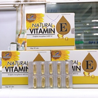 VITAMIN E THIÊN NHIÊN 400mg(Thephaco)-30 viên