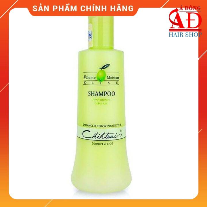 [Chính hãng] [Siêu rẻ] Dầu gội Chihtsai Volume Moisture Olive Shampoo siêu mượt tóc khô  500ml