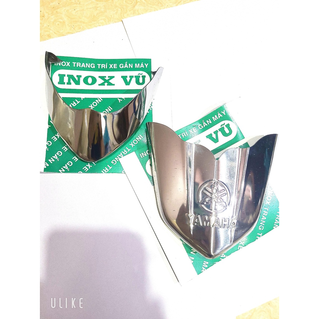 Ôp dè INOX xe Jupiter 2012 đến 2022 + tặng kèm 1 tem logo Titan YAMAHHA  giá 1 bộ tại xưởng INOX Vũ