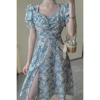 Váy hoa nhí kiểu Pháp vintage