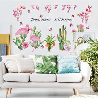 Decal dán tường Phong cách tropical