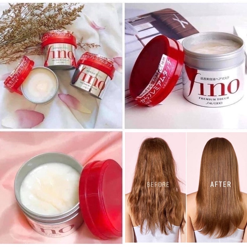 Kem Ủ Tóc FINO Premium Touch Tóc Suôn Mượt 230g