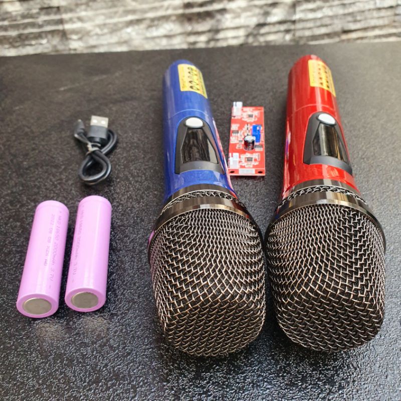 MICRO LOA KÉO PIN SẠC SÓNG UHF SET TẦN SỐ MẪU MỚI NHẤT 2021 MICRO PIN SẠC