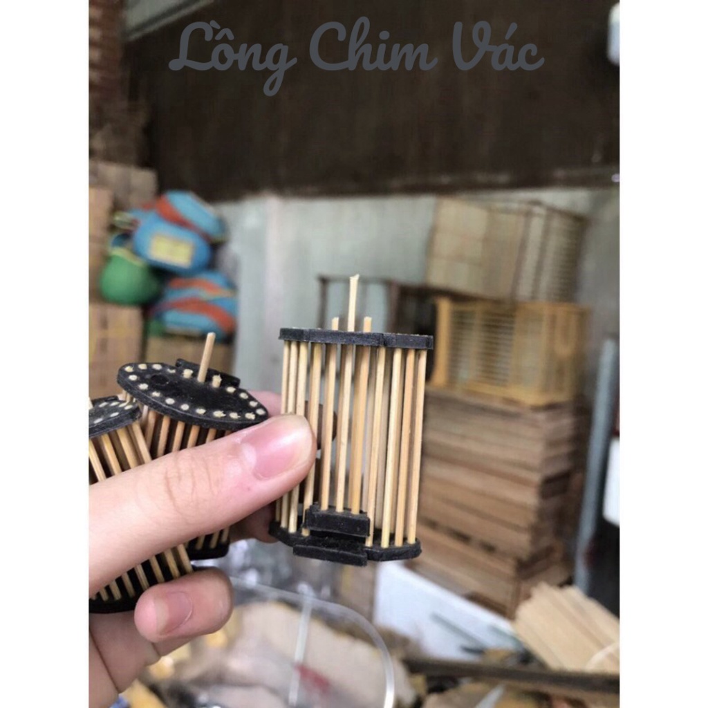 RỌ ĐỰNG DẾ TRE ĐEN KHUYÊN & MÀO - Lồng Chim Vác