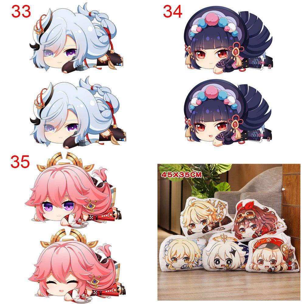 Búp Bê Nhồi Bông 45x35cm Hình Nhân Vật Hoạt Hình Paimon Keli Zhongli Xiao