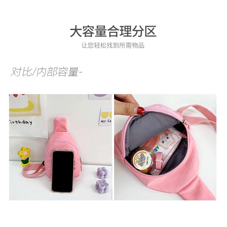 Túi Đeo Chéo Mini Bằng Silicon Mềm Hình Stella Lou Dễ Thương Cho Bé Gái
