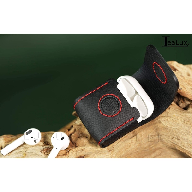 Bao Da Airpod Handmade Cao Cấp LEALUX Case Airpod 1-2