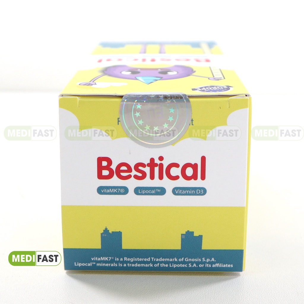 Siro Bestical bổ sung calci Vitamin D3K2 Canxi cho bé Bestical 120ml - giúp bé phát triển chiều cao,xương răng chắc khỏe