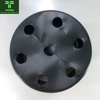 [50 Cái] Chậu Nhựa Đen C8 (17.5x14.5)