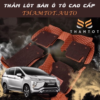 Thảm lót sàn, trải sàn ô tô 6D Mitsubishi Xpander, thảm sàn da PU cao cấp, không mùi, giảm tiếng ồn_Thamtot90