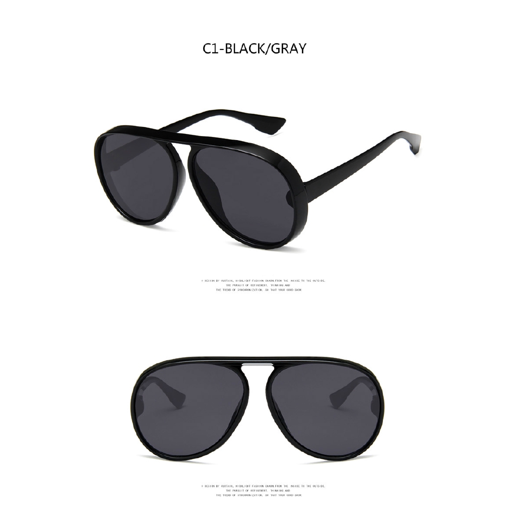 Kính mát thời trang Âu Mỹ cỡ lớn cho nam &amp; nữ