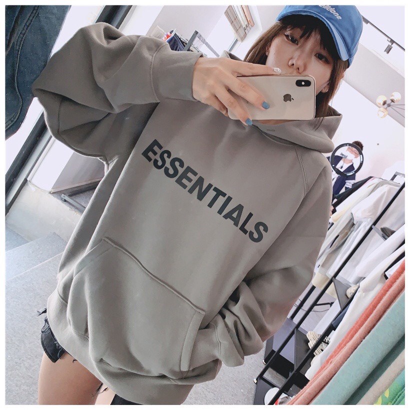 Áo hoodie Essentials unisex form rộng chất nỉ bông dày dặn , áo hoodie nam nữ siêu chất 2022