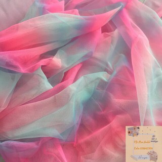 5M LƯỚI OMBRE XANH NGỌC-HỒNG