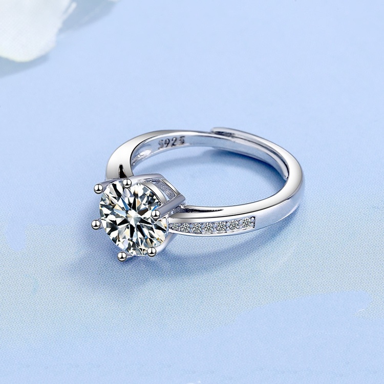 Nhẫn nữ xinh xắn bạc Ý S925 - N79