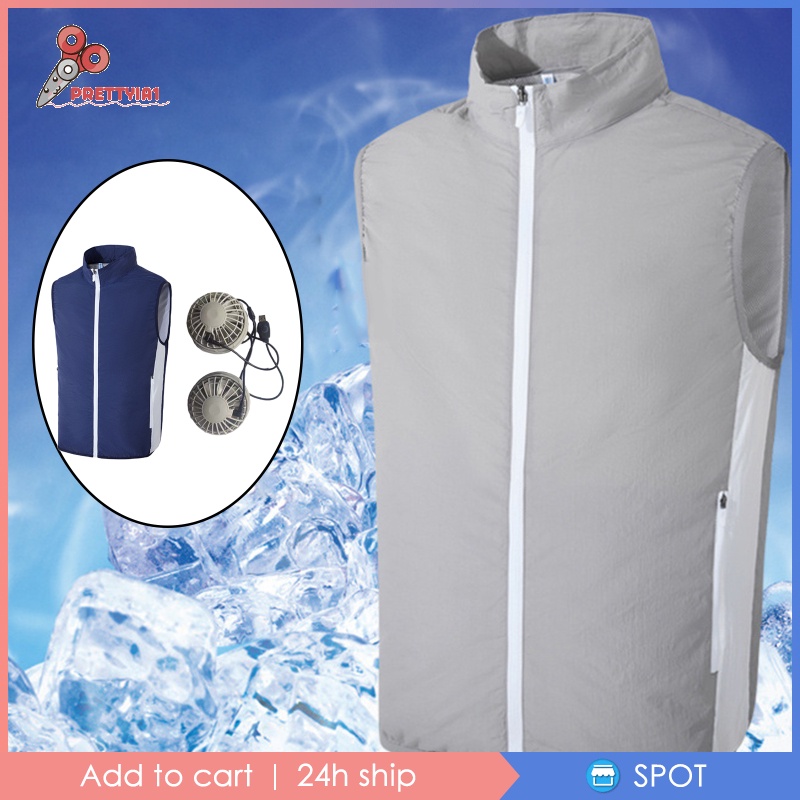 Áo Vest Làm Mát Thoáng Khí Thấm Hút Mồ Hôi Nhanh Khô Dùng Khi Câu Cá / Đạp Xe