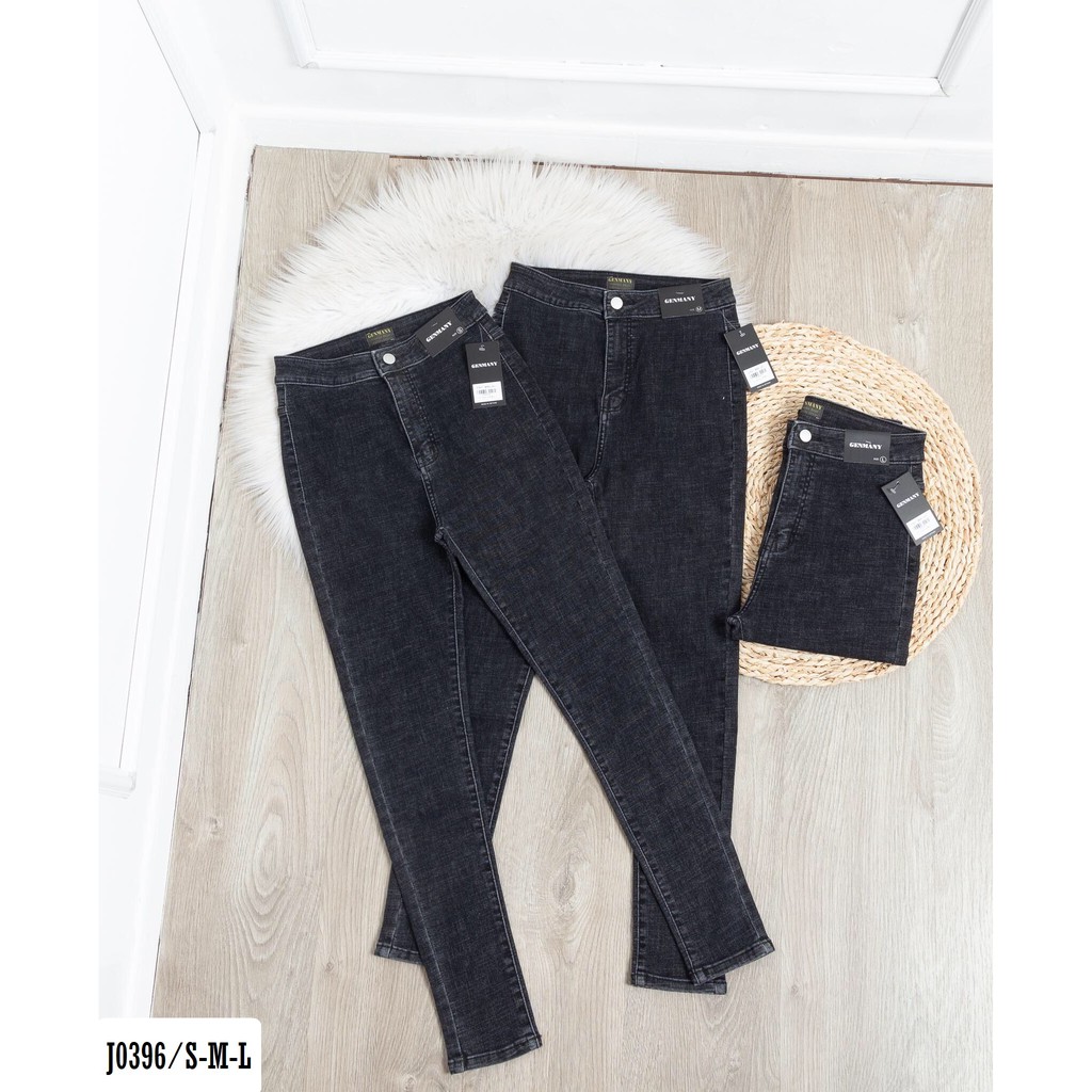 Quần Jean Nữ Ôm Skinny Lưng Siêu Cao Cực Tôn Dáng J0396