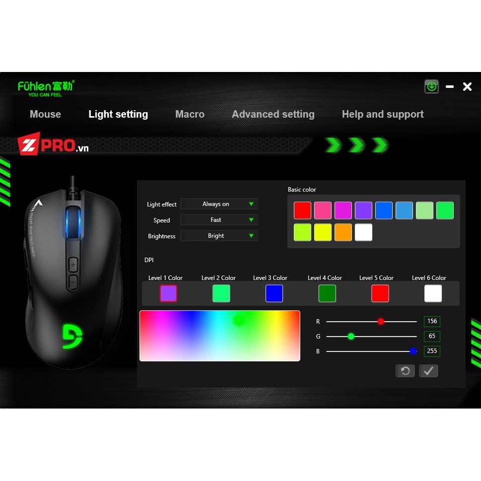 Chuột Fuhlen G90 EVO RGB - BH 3 năm | BigBuy360 - bigbuy360.vn