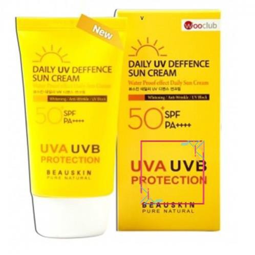 HÀNG CHÍNH HÃNG- Kem Chống Nắng Lên Tông, Dưỡng Trắng Da Beauskin Daily UV Deffence Sun Cream SPF 50 PA+++ Hàn quốc 50ml