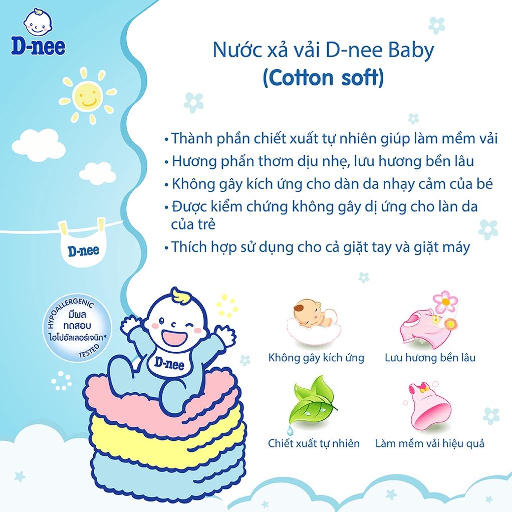 Nước xả vải D-nee 2800 ML - Cotton Soft