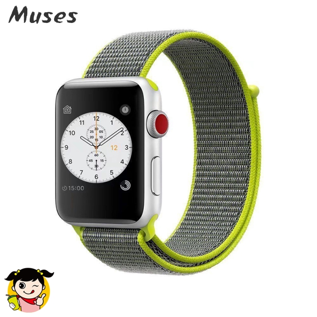 Muse07 Dây vải nylon đeo đồng hồ thông minh Apple Watch Series 4 40mm/44mm
