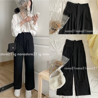 Quần thun gân dáng xuông Nana21 Nanastore21