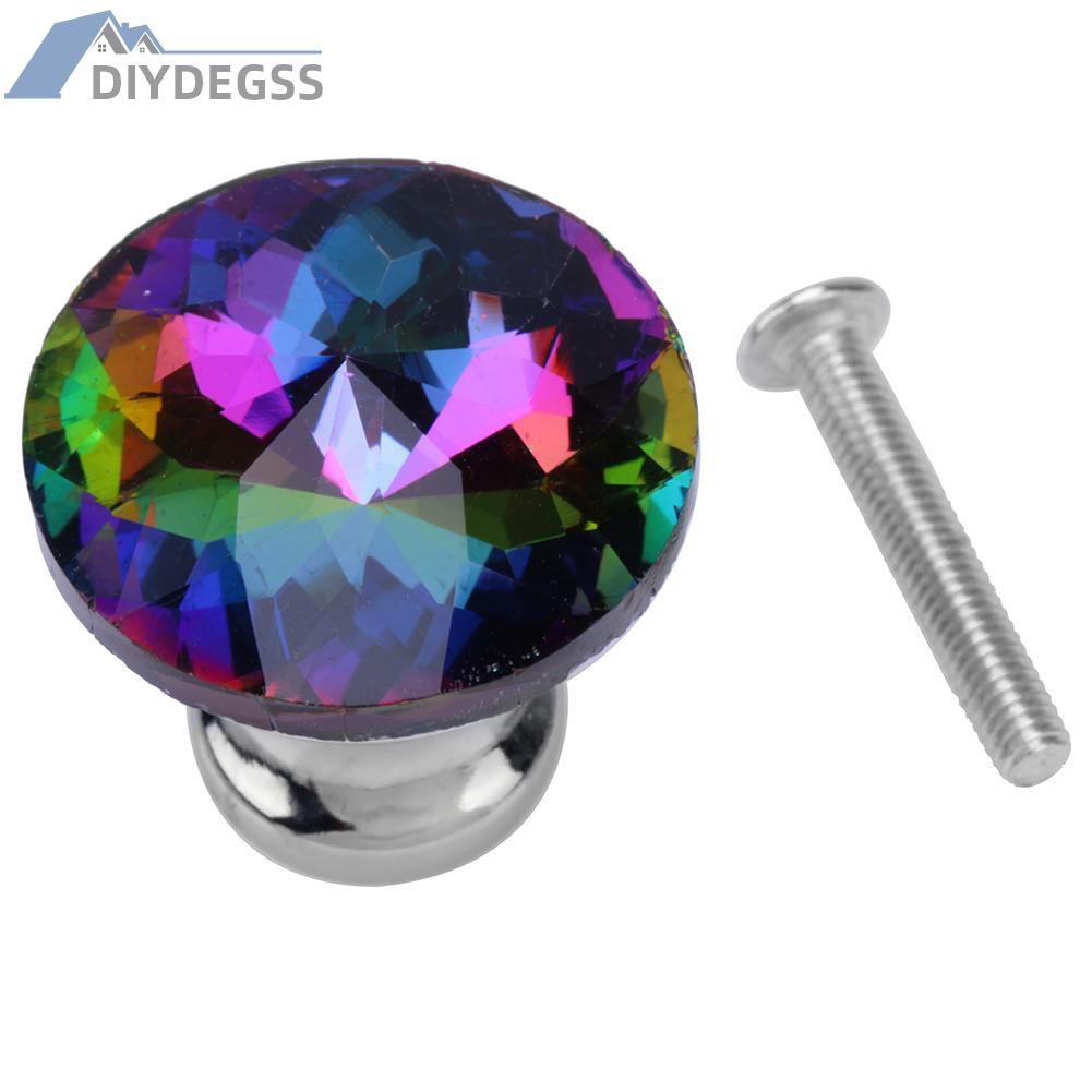 Diydegss2 Redbud Crystal Cabinet Drawer Handle Kitchen Door Pull Handle Hardware Tool