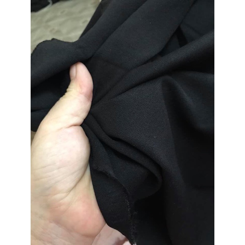 vải umi đen kít
