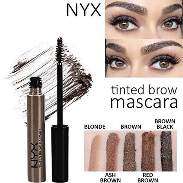 Mascara lông mày NYX Tinted brow (auth)