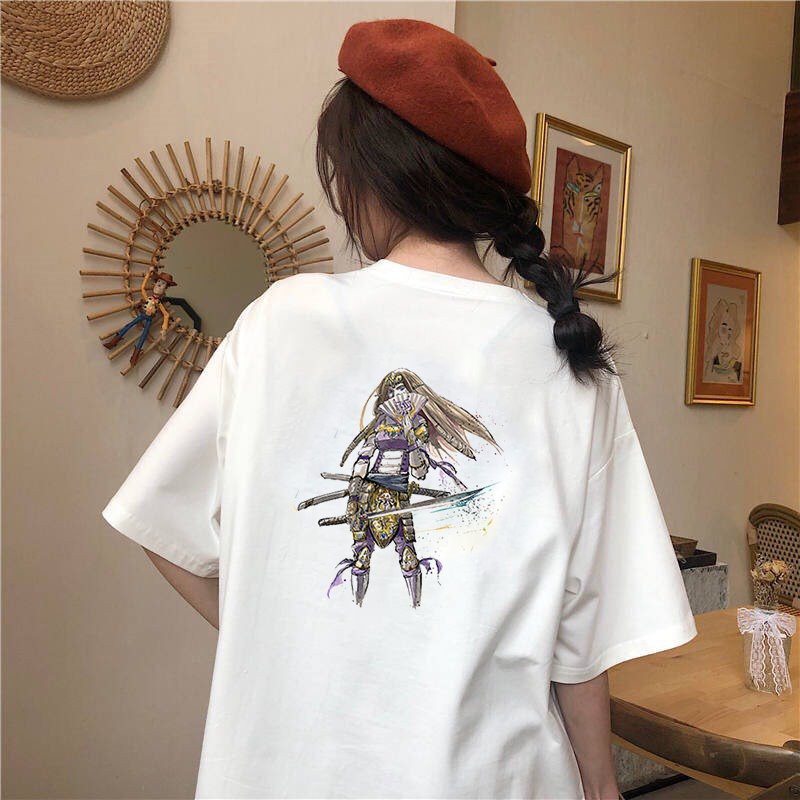 Áo thun tay lỡ nữ form rộng Samurai form rộng vải dày mịn 2020T1857