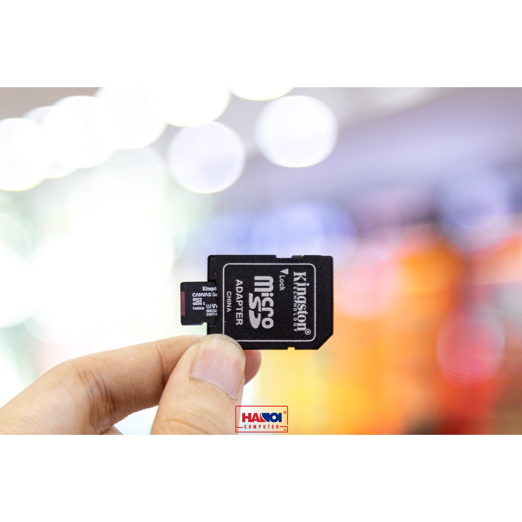 Thẻ nhớ 32G 64G 128G Kingston Micro-SD chuyên dụng cho camera giám sát, camera hành trình, điện thoại chính hãng